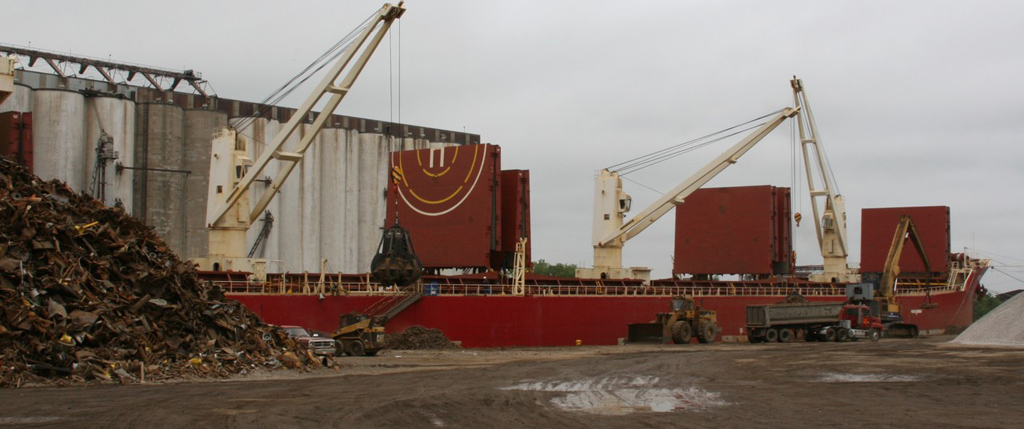 Dock-Length-Scrap-Ship
